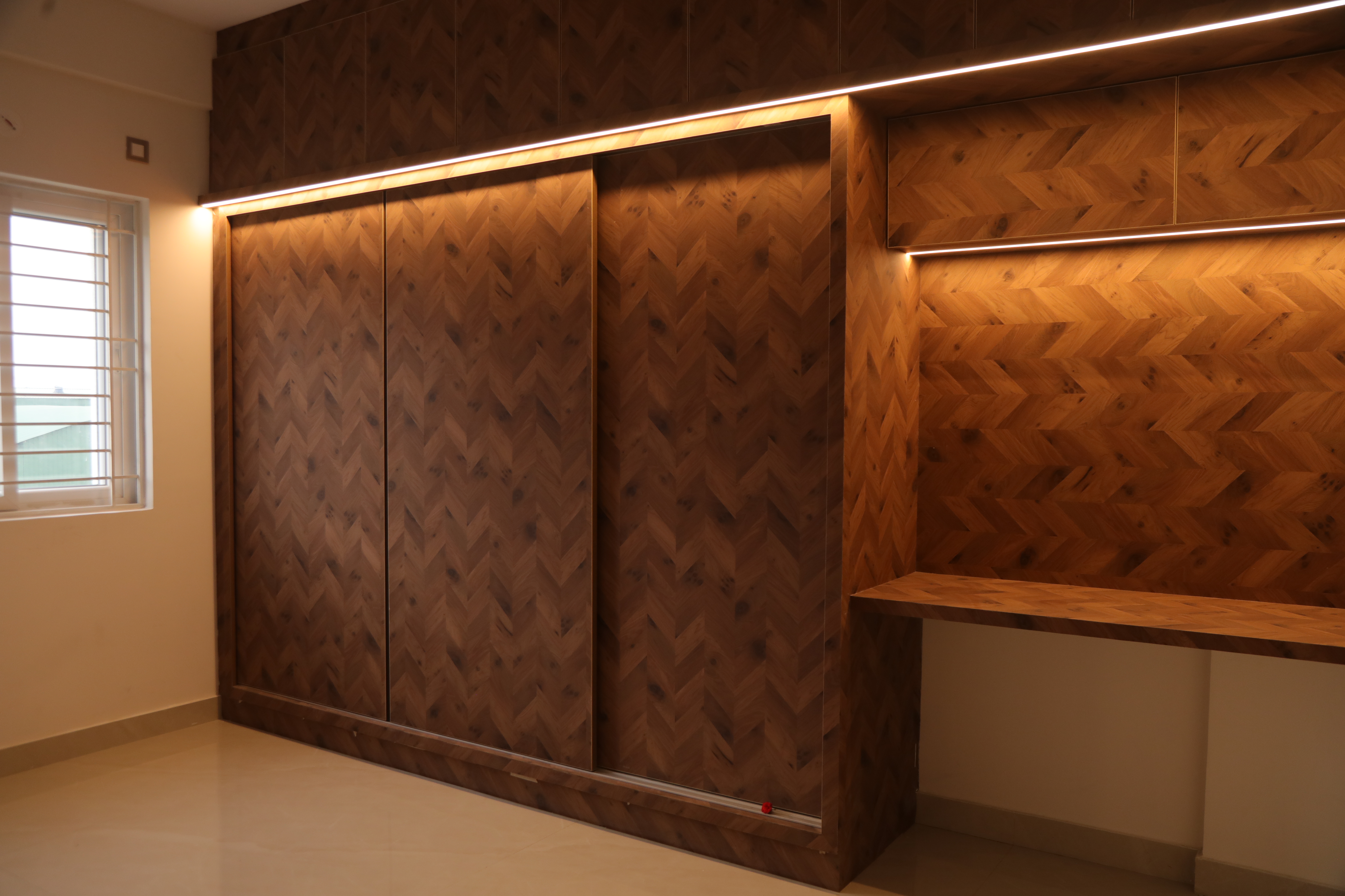 Master bedroom suite
