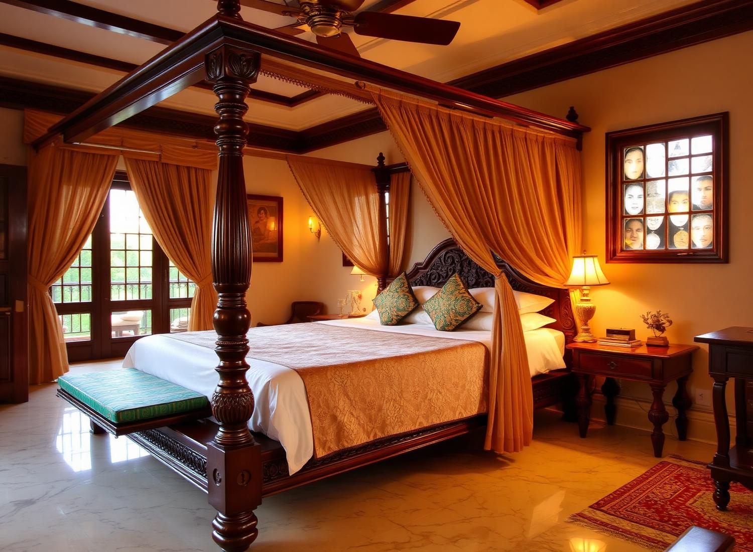 Master bedroom suite
